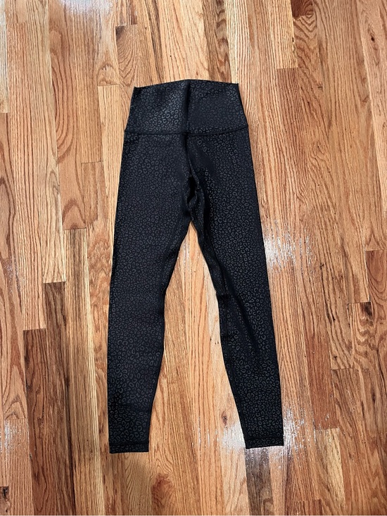 lululemon athletica Pants - Lululemon Align High-Rise Leggings 28” Leopard Micro Emboss Size 6 NWT